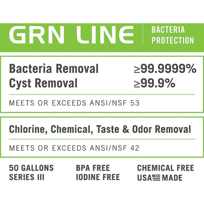 Frontier Pro Ultralight Water Filter (GRN-III-50, Tactical)