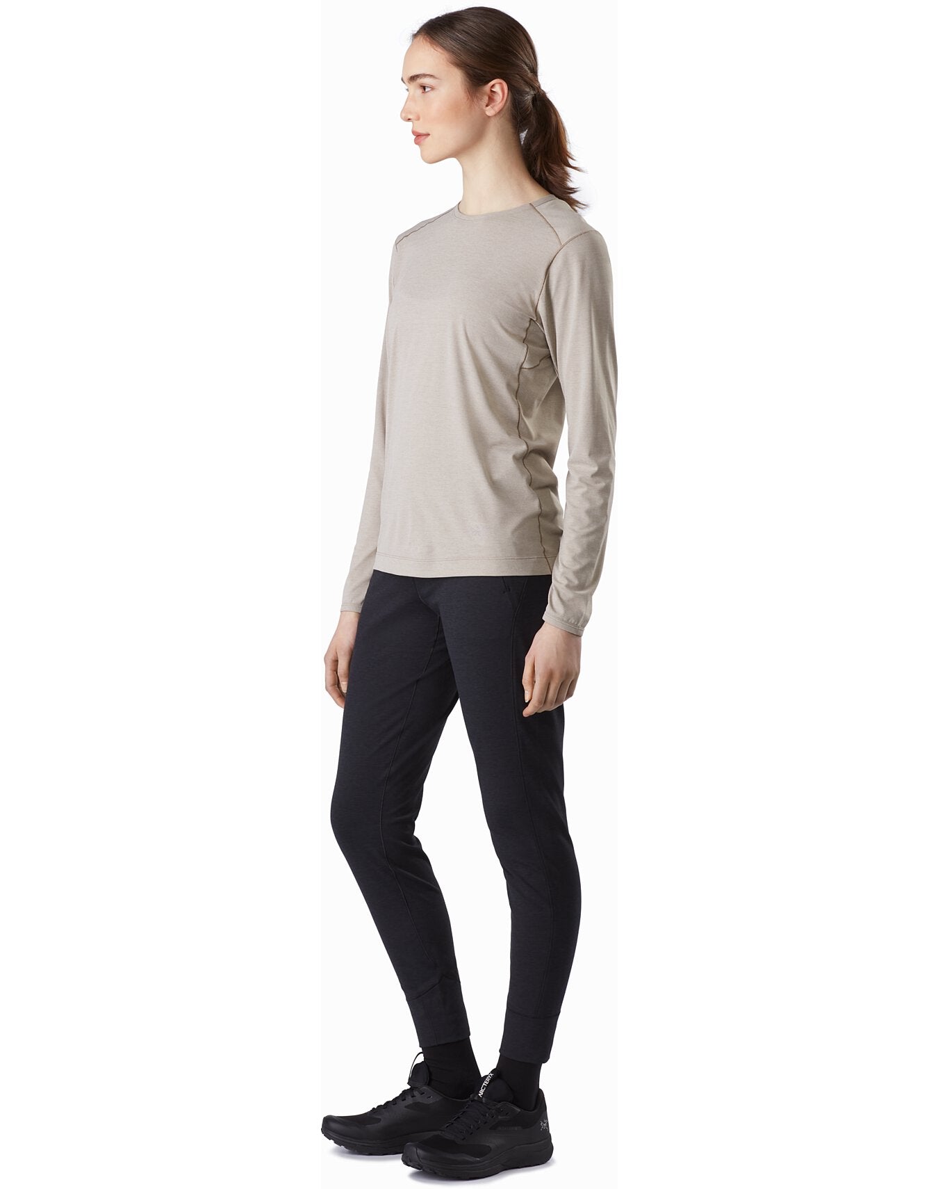Quadra Crew Neck Shirt LS Women's