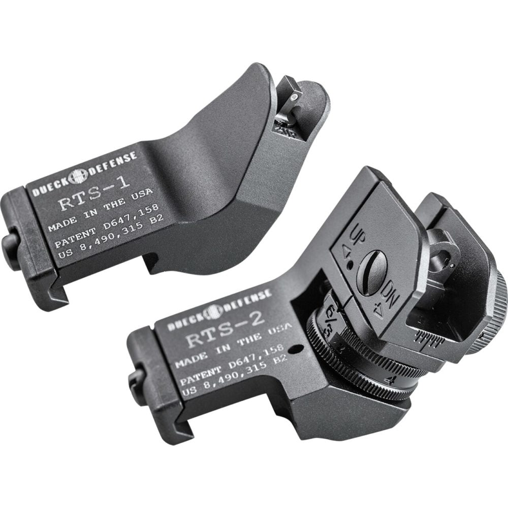Dueck Defense DD-RTS-TRITIUM Sights Rapid Transition Sights w/ Tritium Inserts