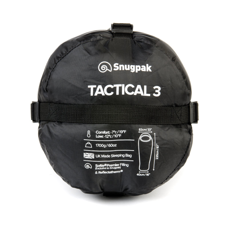 Snugpak - Tactial Series 3 Black RH Zip