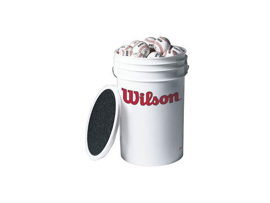 BUCKET W/ 3 DZ A1010 BLEM BASEBALLS WTA1098 XOUT