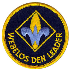 Webelos Den Leader Emblem