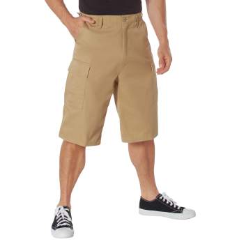 ROTHCO LONGER STYLE BDU SHORT - KHAKI