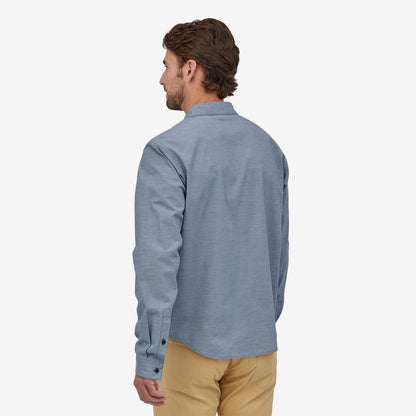 M's L/S Organic Cotton Slub Poplin Shirt