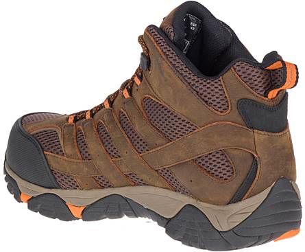 Men's Moab Vertex Mid Waterproof Comp Toe Work Boot