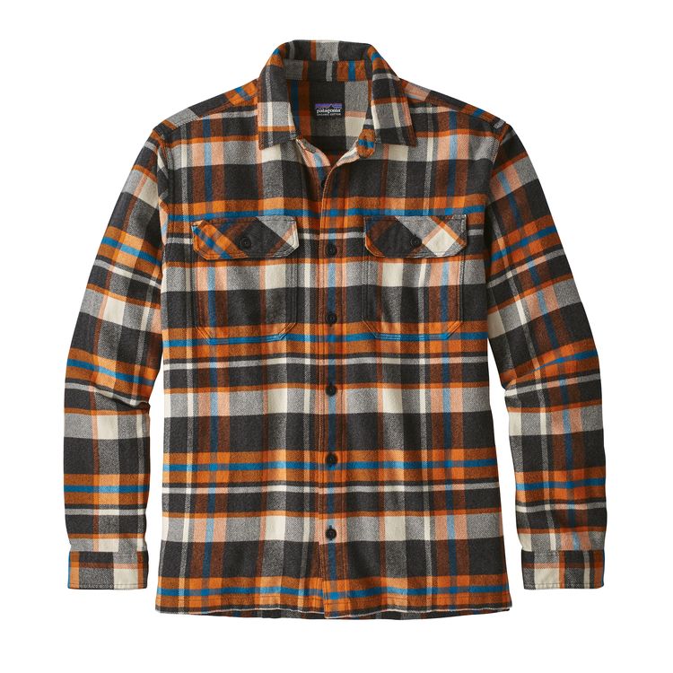 Patagonia Men's Long-Sleeved Fjord Flannel Shirt