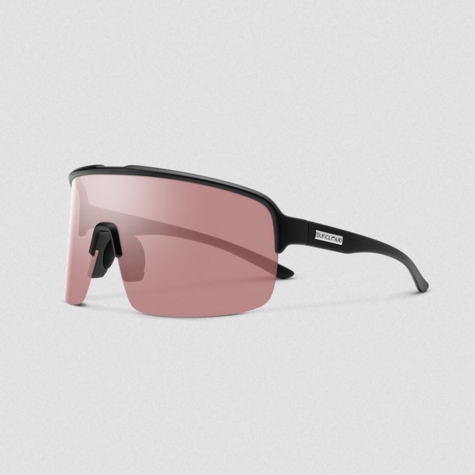 Amplify Matte Black | Polarized Low Light Rose