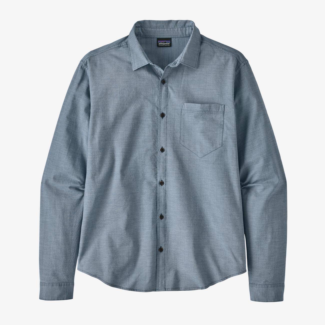 M's L/S Organic Cotton Slub Poplin Shirt