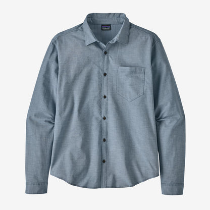 M's L/S Organic Cotton Slub Poplin Shirt
