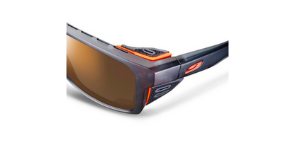 SHIELD Transluscent Black / Neon Orange REACTIV 2-4 Polarized - Transluscent Black/Neon Orange