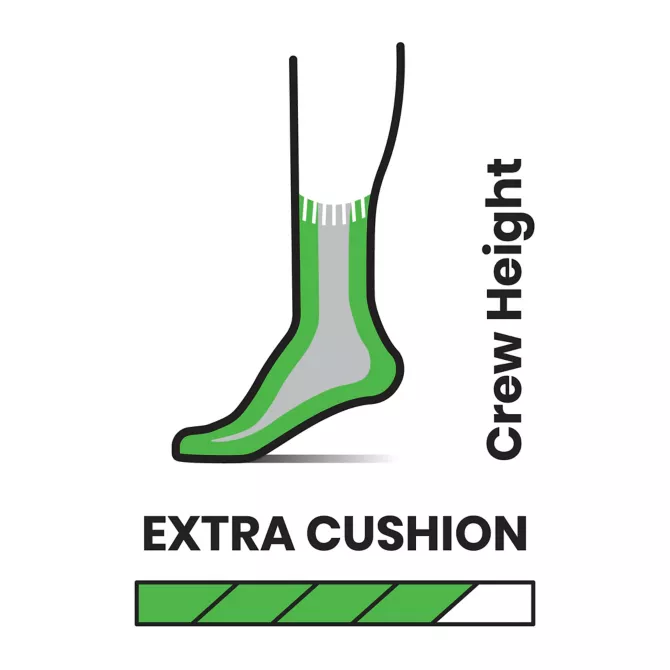 Men's Hike Classic Edition Extra Cushion Crew Socks