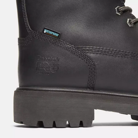 Men's Direct Attach 6" Steel Toe Waterproof Work Boot - Black