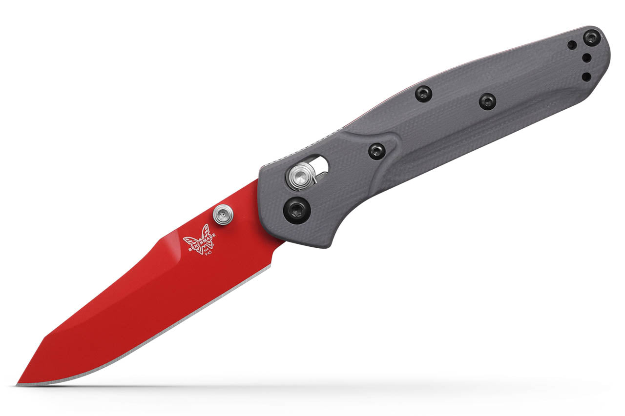 945RD-2401 Mini Osborne Gray G10 Red S90V Blade