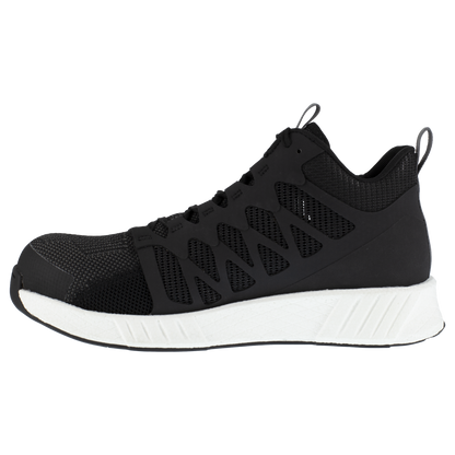 Fusion Flexweave™ Work - RB4316  Men's Athletic Mid-Cut Work Shoe - Black and White