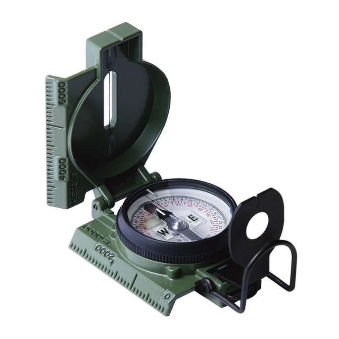 Cammenga G.I. Military Phosphorescent Lensatic Compass - Olive Drab