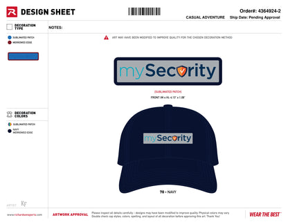 Richardson R70 CASUAL TWILL R-FLEX w/ Sublimated Logo