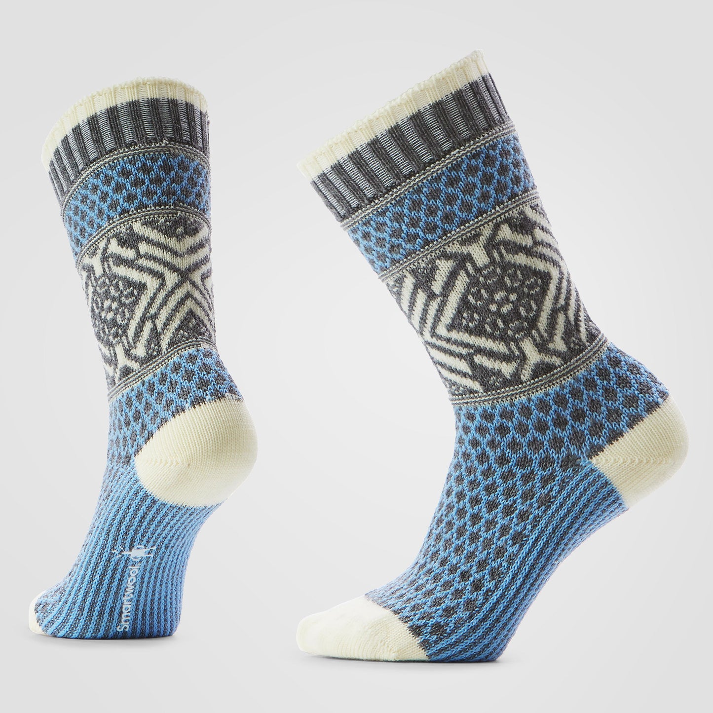 Women's Everyday Cozy Popcorn Snowflake Crew Socks