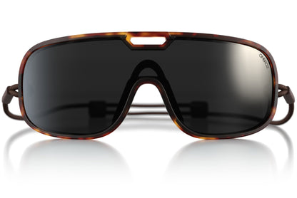 Refugio | Regular Size | Tortoise | Grey PC Shield with Black Mirror