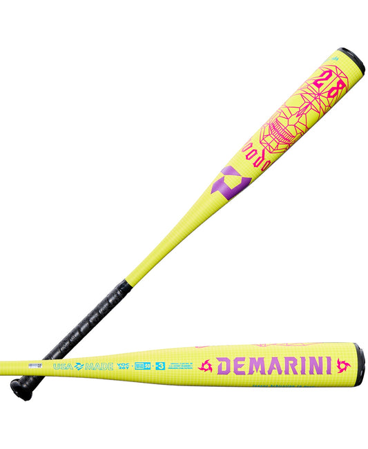 2026 DeMarini Solar Yellow Voodoo® One (-3) BBCOR Baseball Bat 2026 V2 Limited Edition