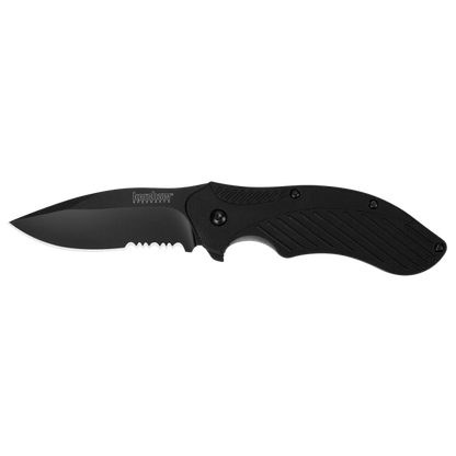 CLASH - BLK/BLK, SERRATED