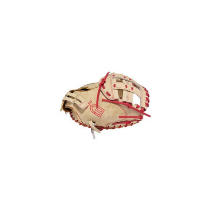 KINZIE HANSEN HEART OF THE HIDE 33-INCH SOFTBALL CATCHER'S MITT, RHT, CAMEL (PROCM33FP-24CS)