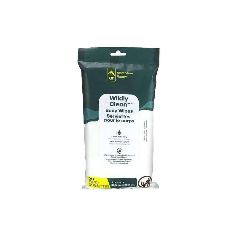Adventure Ready Wildly Clean Body Wipes - 20 CT