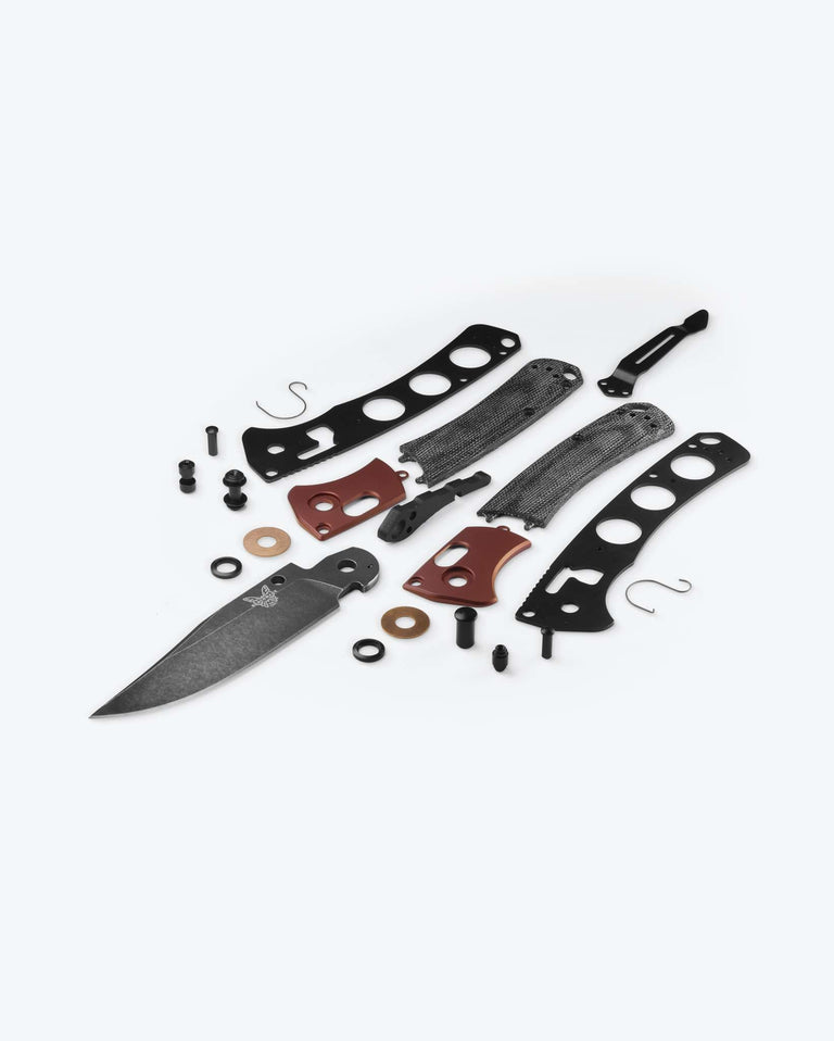 15085BK-04 Mini Crooked River | Burnt Copper | Black Micarta