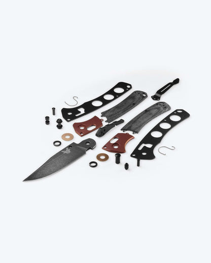 15085BK-04 Mini Crooked River | Burnt Copper | Black Micarta