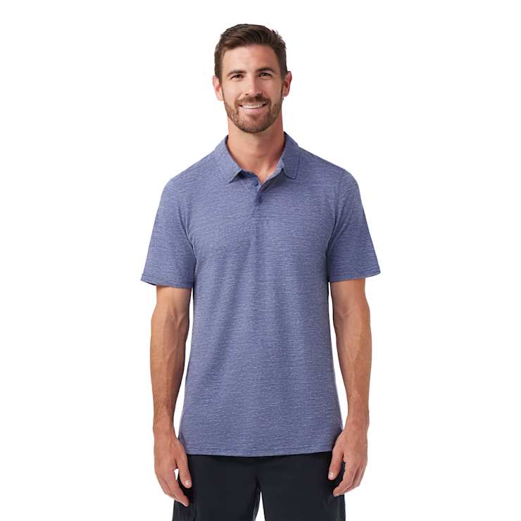 Men's Merino Hemp Blend Short Sleeve Polo