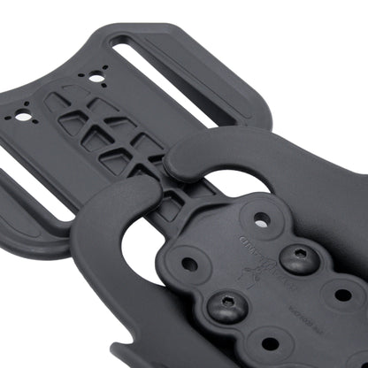 Model 6004-25 Single Strap Leg Shroud with Drop Flex Adapter (DFA) - FDE Brown