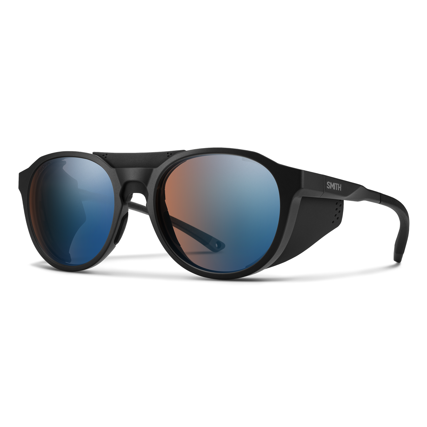 Venture Matte Black + ChromaPop™ Glacier Photochromic Copper Mirror Lens