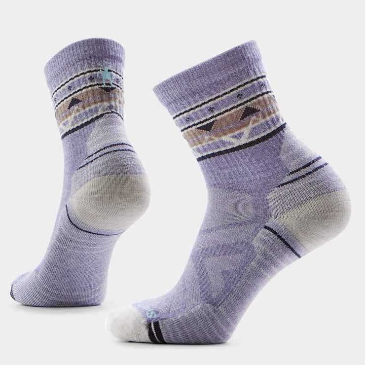 Women's Hike Light Cushion Zig Zag Valley Mid Crew Socks