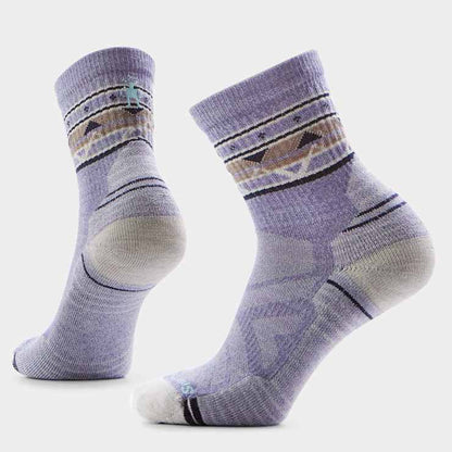 Women's Hike Light Cushion Zig Zag Valley Mid Crew Socks