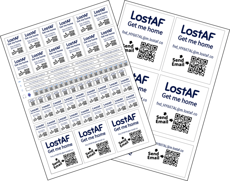 Lost And Found Stickers