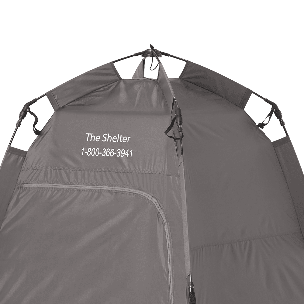 PQ500 – Gray Privacy Shelter