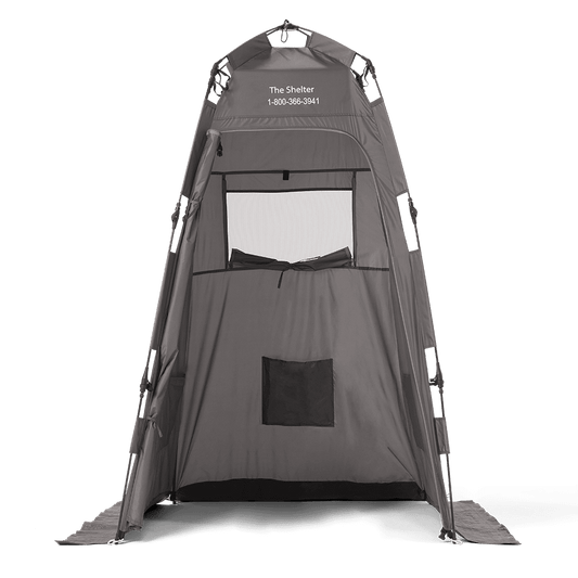 PQ500 – Gray Privacy Shelter