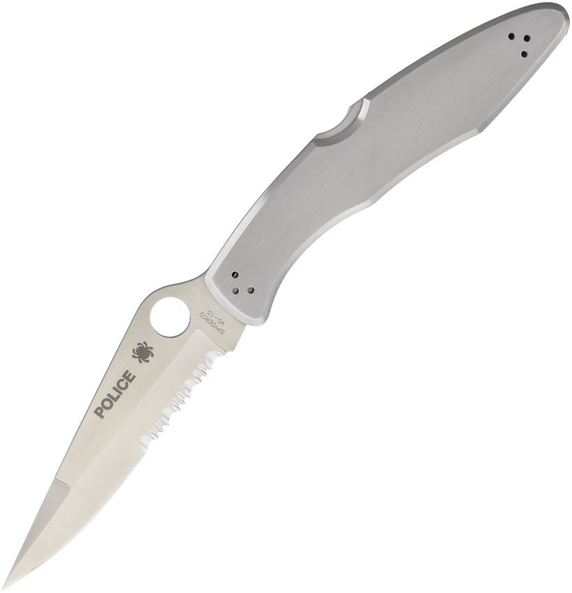 Spyderco byrd Meadowlark2 Gray FRN Partially Serrated