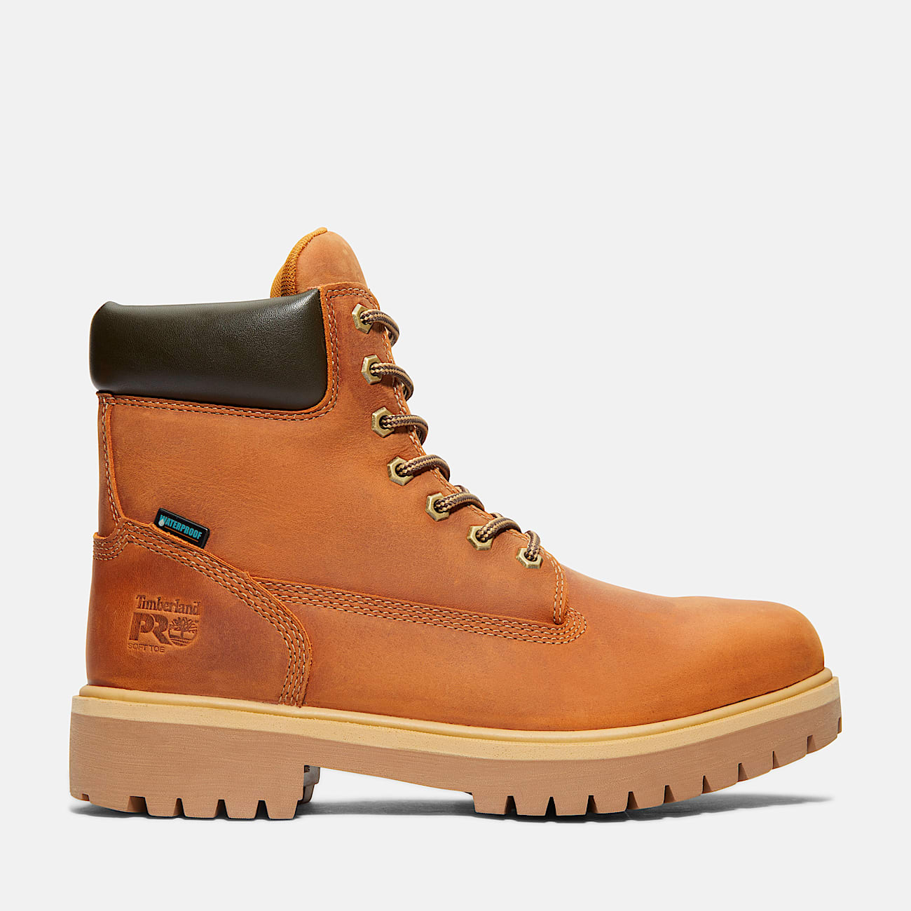 Men's Direct Attach 6" Soft Toe Waterproof Work Boot - Wheat