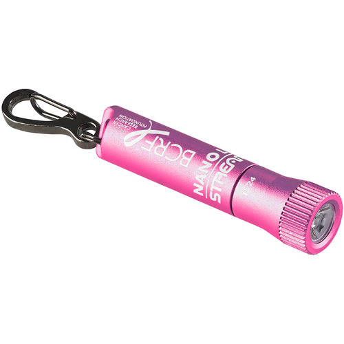 BCRF Pink Nano Light II Miniature Keychain Flashlight