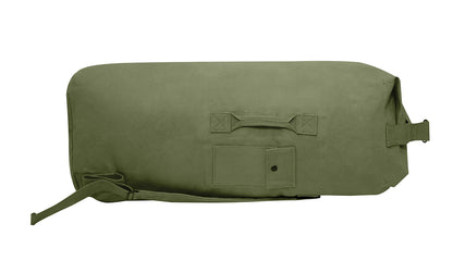 ROTHCO GI STYLE CANVAS DOUBLE STRAP DUFFLE - OD