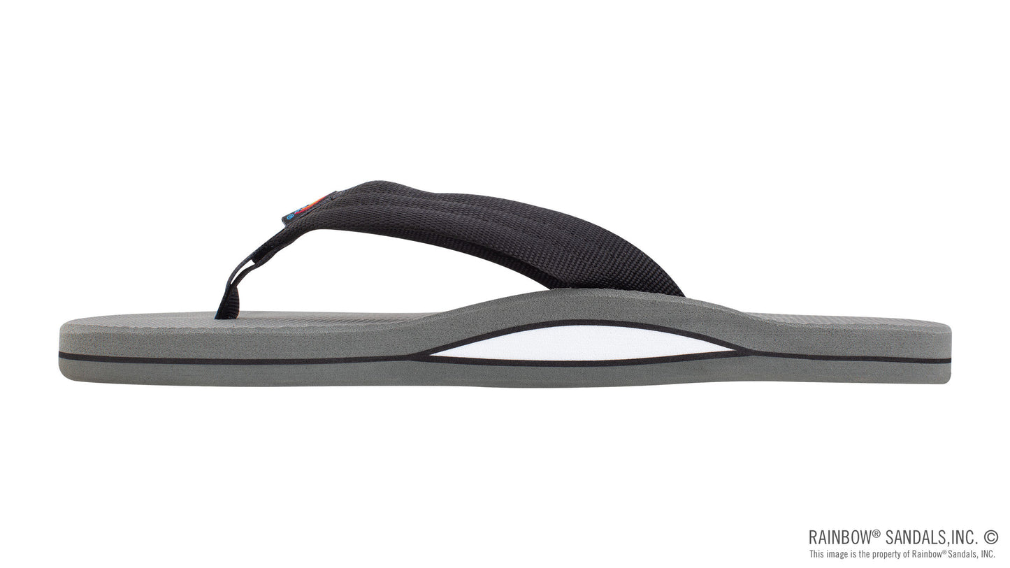 New Classic Rubber - Single Layer Soft Top 1" EVA Rubber Filled Nylon Strap
