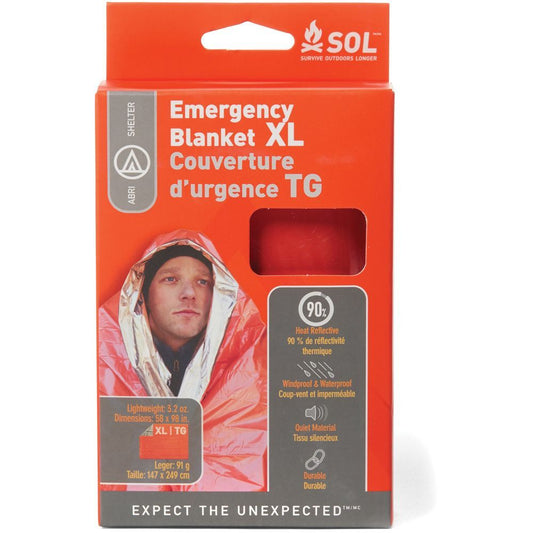 SOL EMERGENCY BIVVY AND BLANKETS