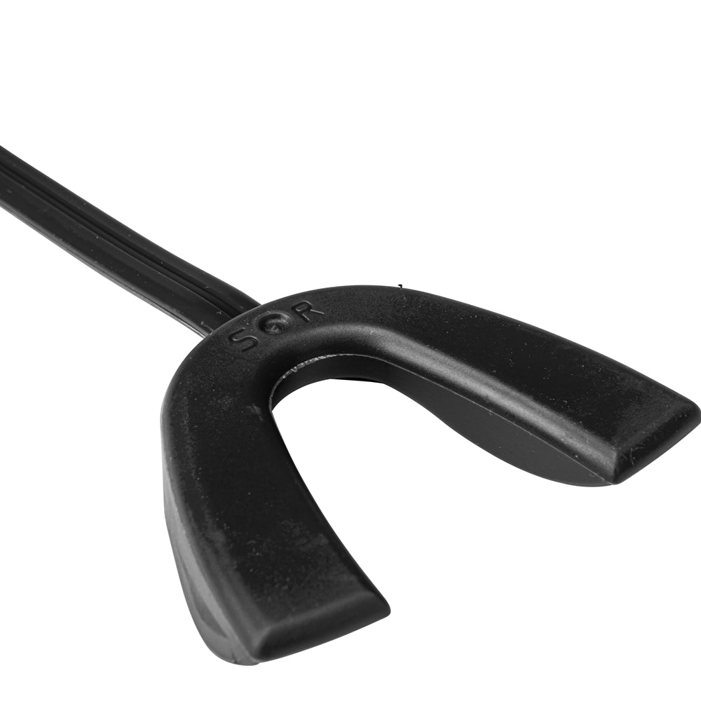 BOIL-AND-BITE STRAPPED MOUTHGUARDS - Adult - Black
