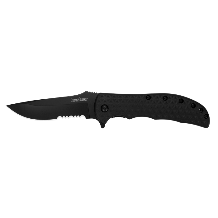 VOLT II - BLK/BLK , SERRATED