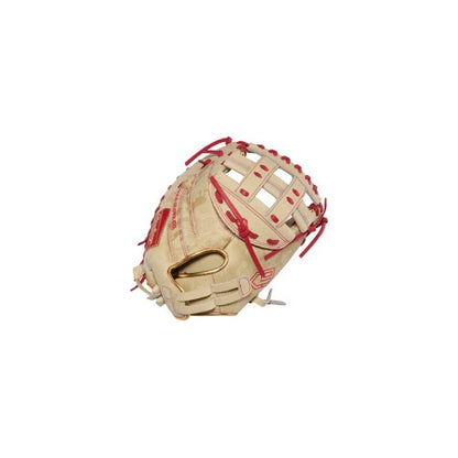 KINZIE HANSEN HEART OF THE HIDE 33-INCH SOFTBALL CATCHER'S MITT, RHT, CAMEL (PROCM33FP-24CS)