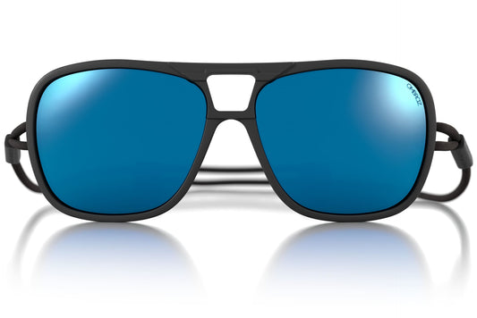 Leggero | Regular Size | Charcoal | Polarized Blue Mirror