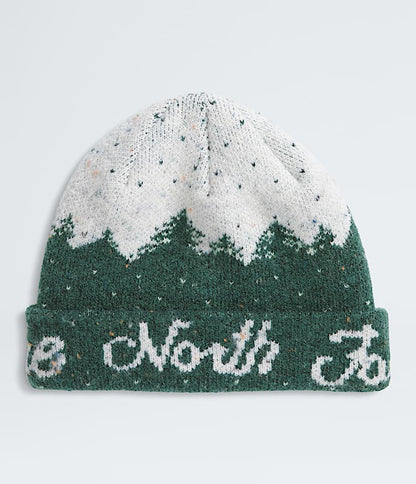 Cabin Mountainscape Beanie