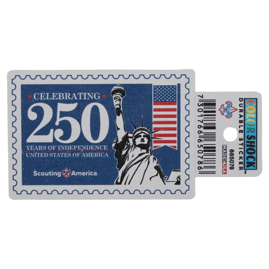 Americas 250th Vinyl Sticker Liberty Stamp