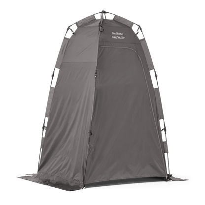 PQ500 – Gray Privacy Shelter