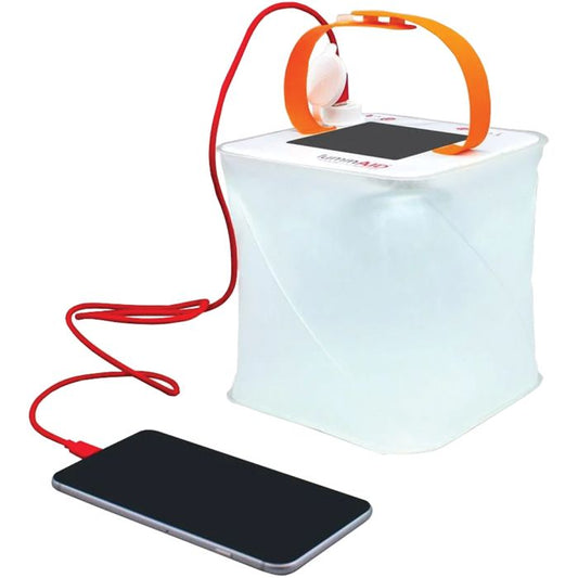LuminAID Max Quick Inflate Solar Lantern with Phone Charger